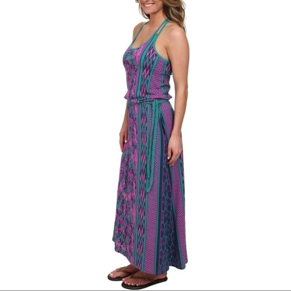 The North Face Colorful Racerback Maxi Dress EUC